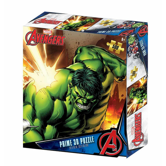 Prime 3D Puzzles - Marvel - Avengers - The Hulk - 500pc