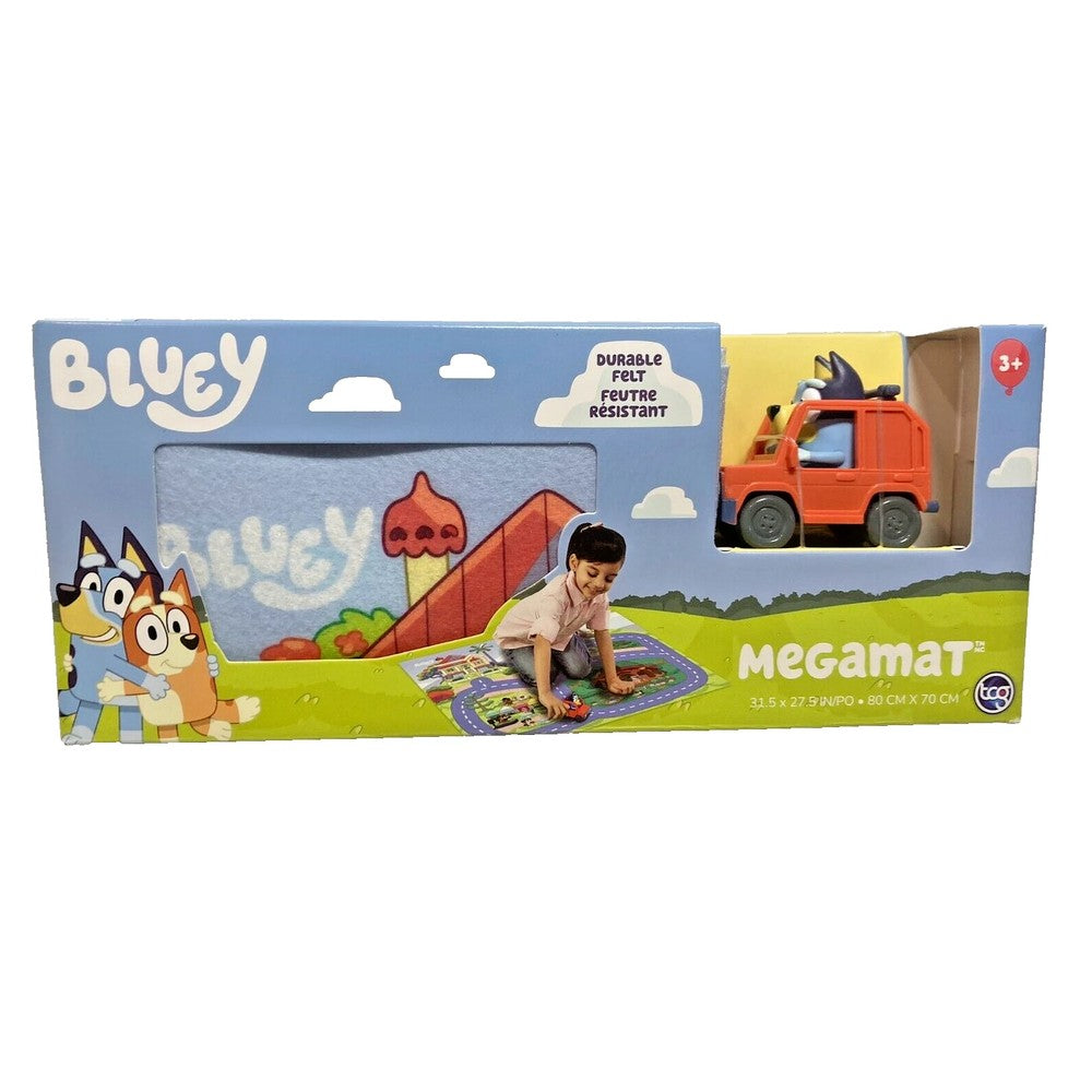 Orginal Megamat with Vehicle - Bluey