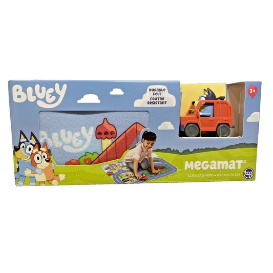 Orginal Megamat with Vehicle - Bluey