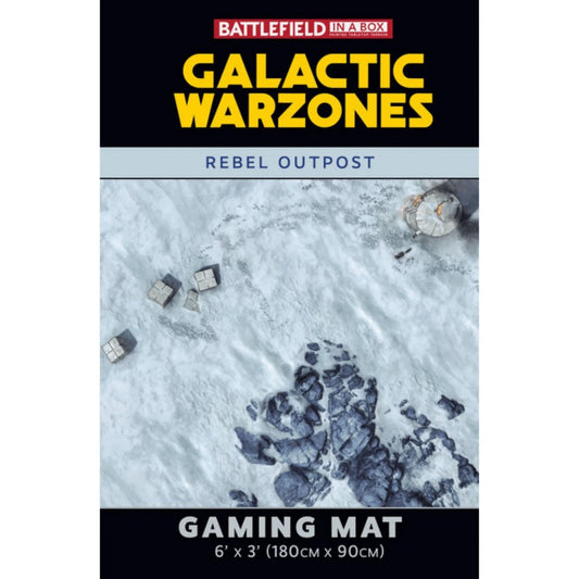 Battlefield in a Box: Galactic Warzones: Rebel Outpost Gaming Mat (6' x 3' Vinyl)