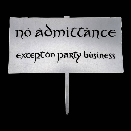 WETA - The Lord of the Rings Trilogy - No Admittance - Metalbird