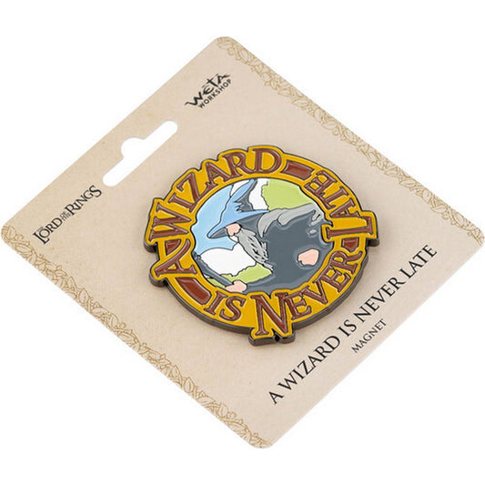 WETA - The Lord of the Rings Trilogy - Fridge Magnet (Enamel) - A Wizard Is Never Late