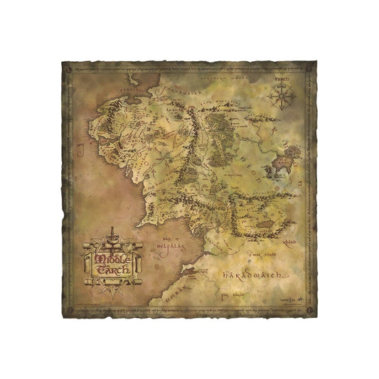 WETA - The Lord of the Rings Trilogy - Art Print - Parchment Map of Middle-earth