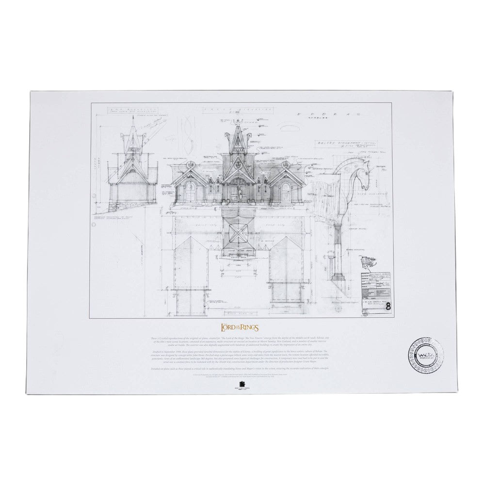 WETA - The Lord of the Rings Trilogy - Blueprint - The Stable of Edoras