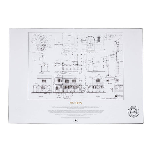 WETA - The Lord of the Rings Trilogy - Blueprint - The Courtyard of Minas Tirith