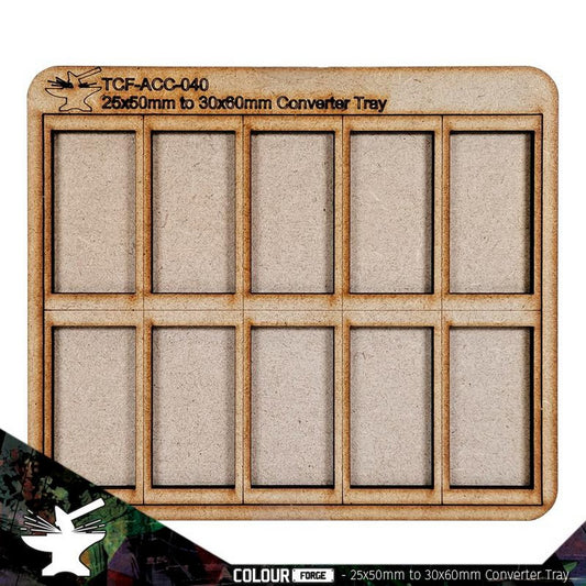 The War Hub - Converter Movement Tray 25x50mm to 30x60mm (5x2)