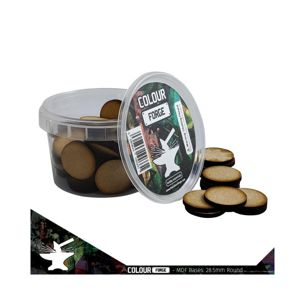 The War Hub - MDF Bases - 28.5mm Round (75)