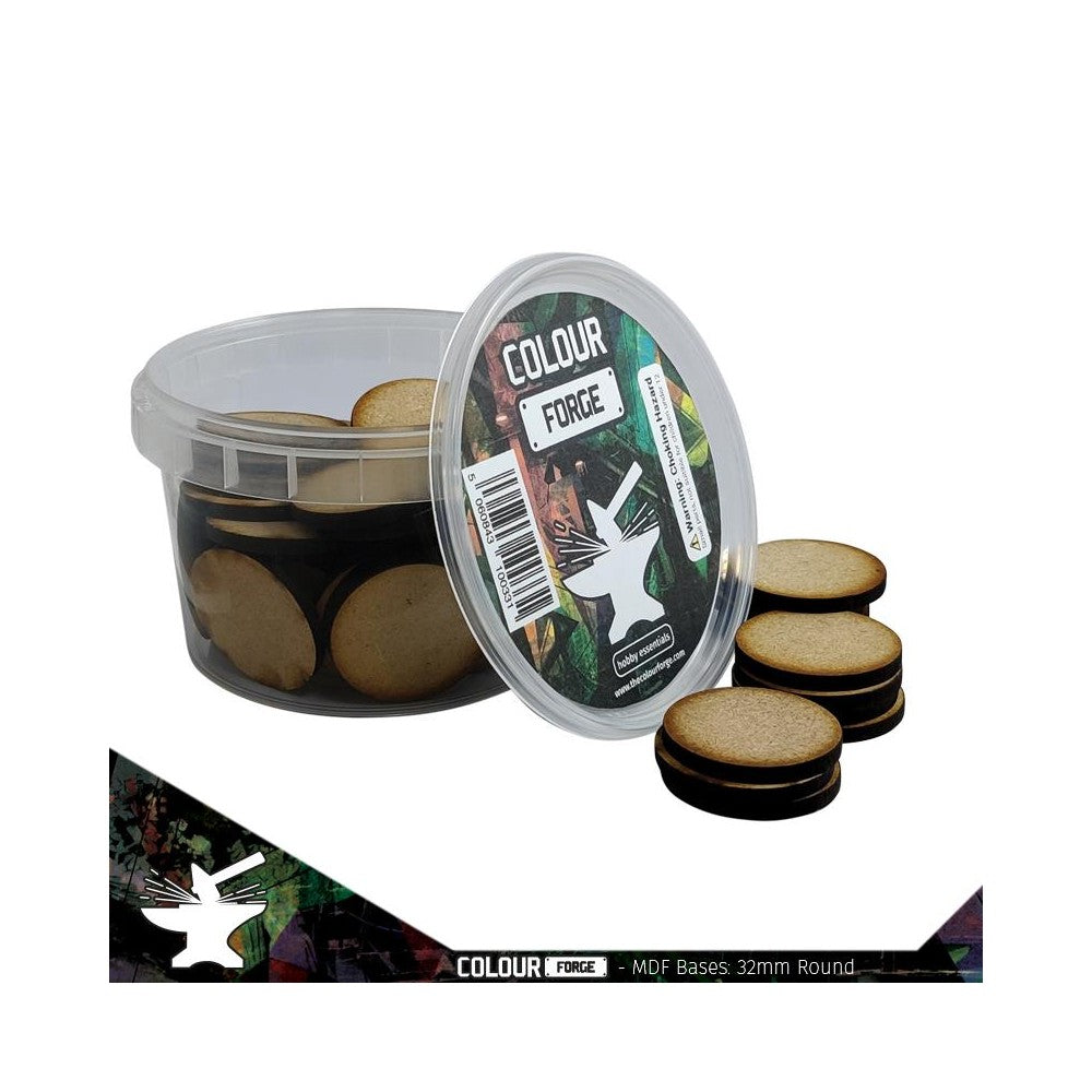 The War Hub - MDF Bases - 32mm Round (52)