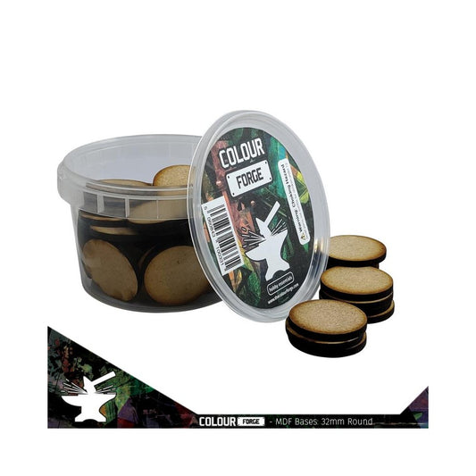 The War Hub - MDF Bases - 32mm Round (52)