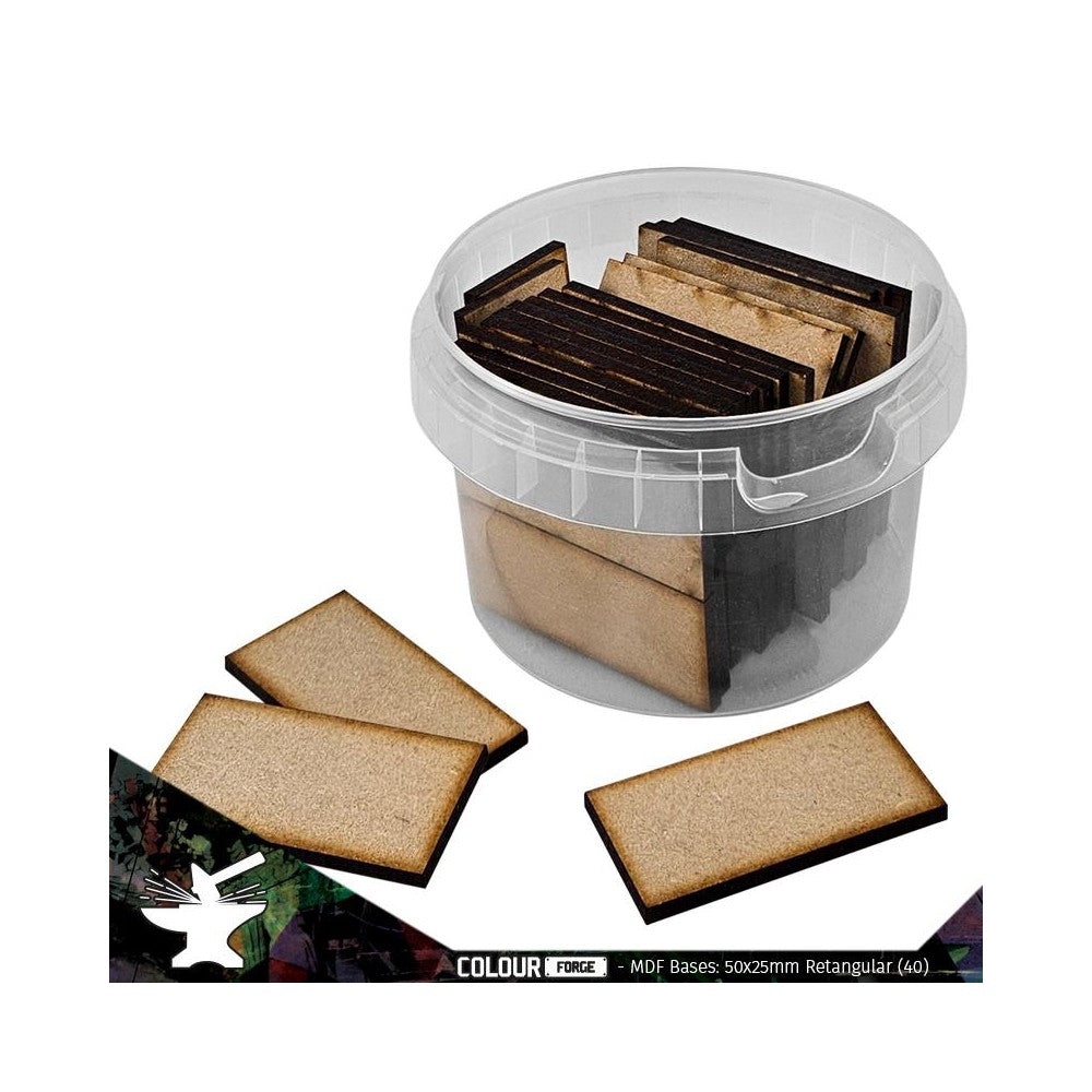 The War Hub - MDF Bases - 50x25mm Rectangular (35)