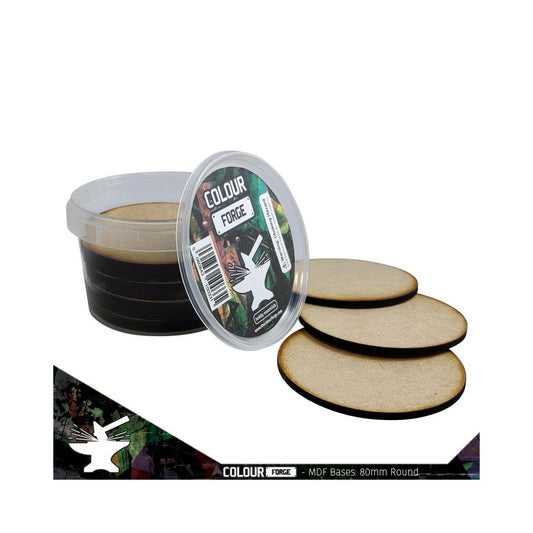 The War Hub - MDF Bases - 80mm Round (14)