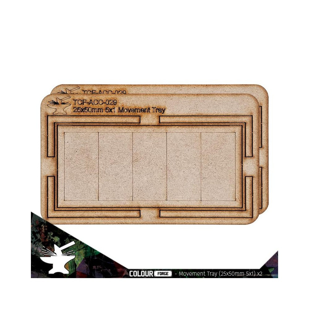The War Hub - Movement Tray 25x50mm (5 x 1)
