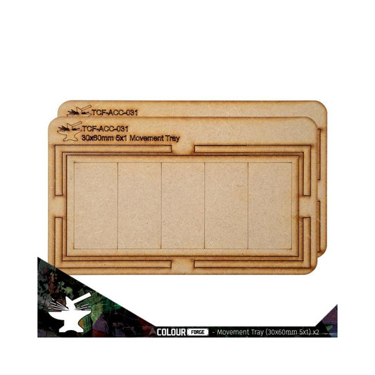 The War Hub - Movement Tray 30x60mm (5 x 1)