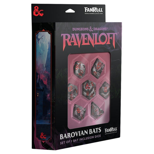 Fanroll: D&D Ravenloft Inclusion Dice Set: Bats