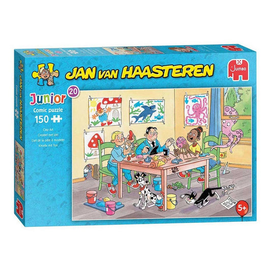 Puzzle - Jumbo Jan van Haasteren - Kids; Clay Art 150Pc