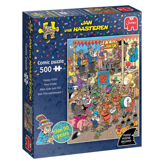 Puzzle - Jumbo Jan van Haasteren - Oldtimer Happy 90th 500Pc