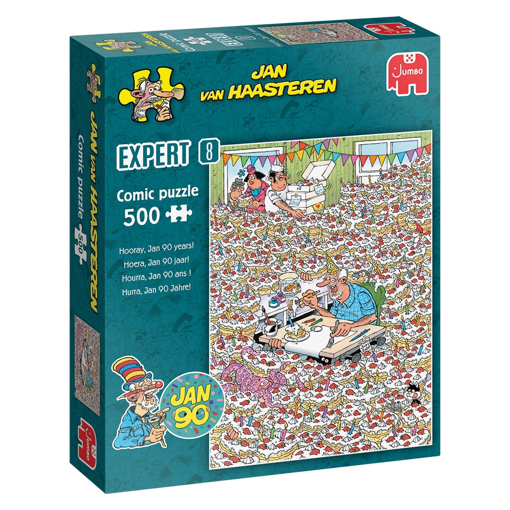 Puzzle - Jumbo Jan van Haasteren - Hooray, Jan 90 Years 500pc