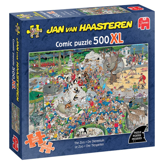 Puzzle - Jumbo - Jan van Haasteren 500XL - The Zoo (500 pieces XL)