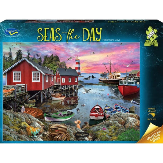 Puzzle - Holdson - Seas the Day, Fisherman's Cove - 1000Pc