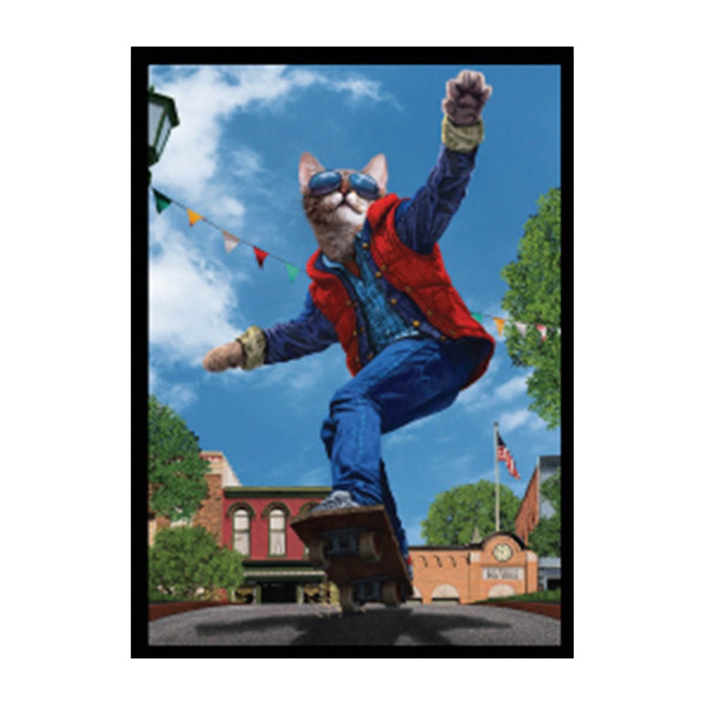 Ultra Pro: LE16945 Movie Cats: Cat to the Future - Doublematte White Core Sleeves (MAT160)