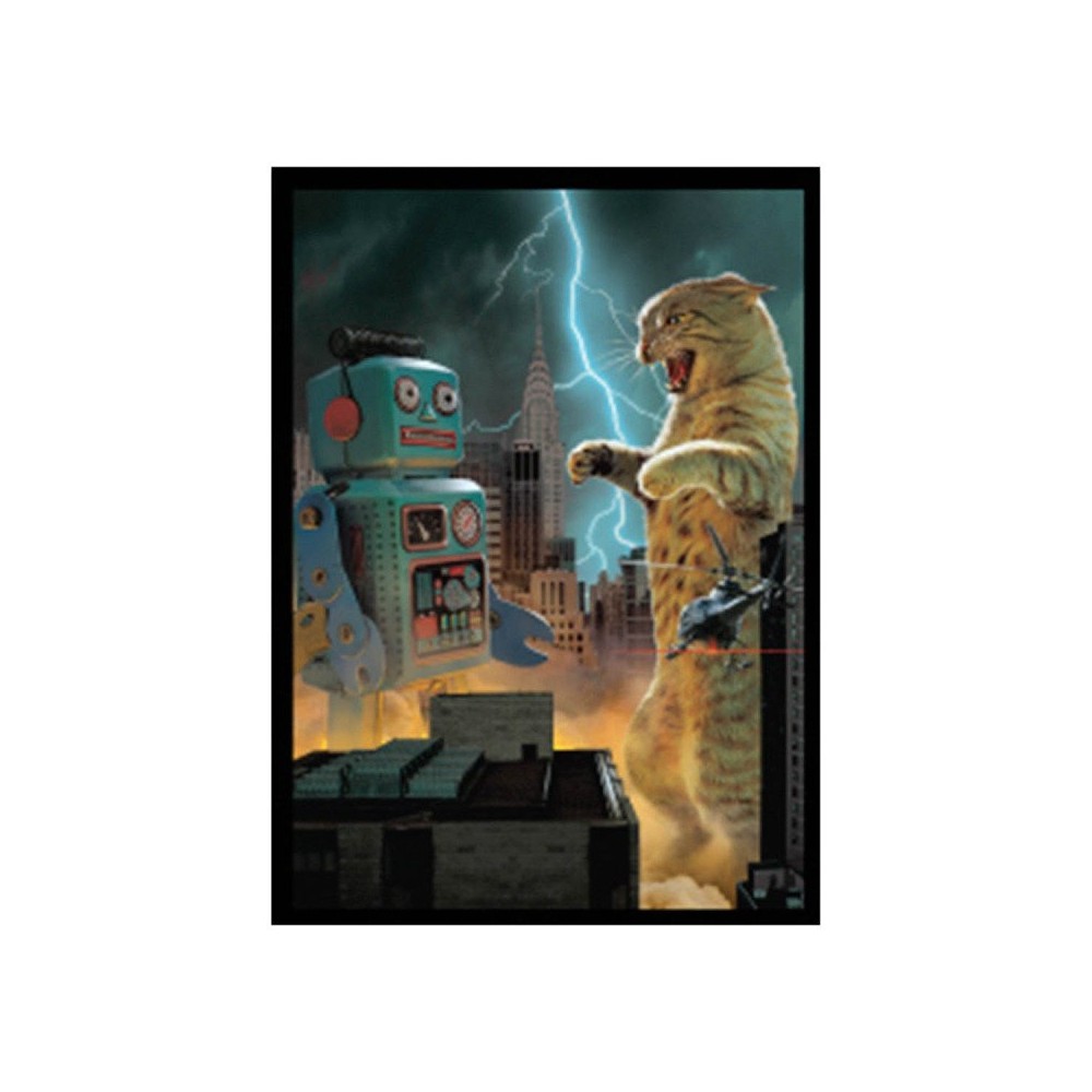 Ultra Pro: LE16946 Movie Cats: Catzilla - Doublematte White Core Sleeves (MAT161)