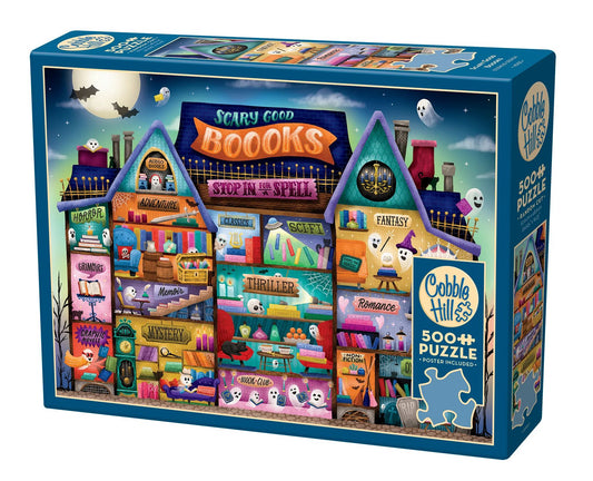 Puzzle - Cobble Hill - Scary Good Boooks 500Pc