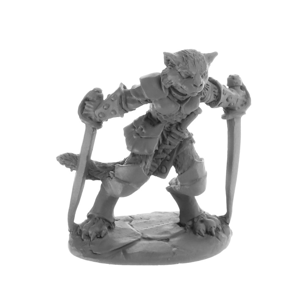 Reaper: Bones USA Reaper Legends: Catfolk Rogue - Shadoweyes (Plastic)