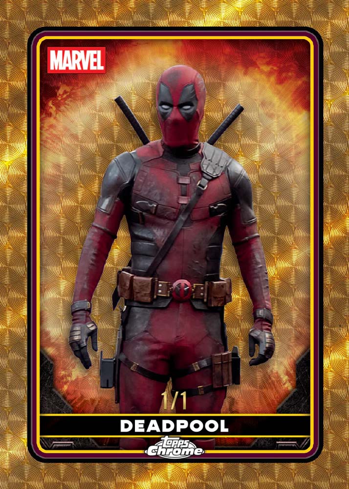 Topps Marvel Deadpool Chrome 2025 Value Box