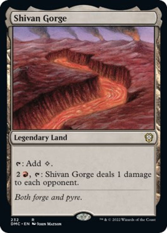 Shivan Gorge - Commander: Dominaria United