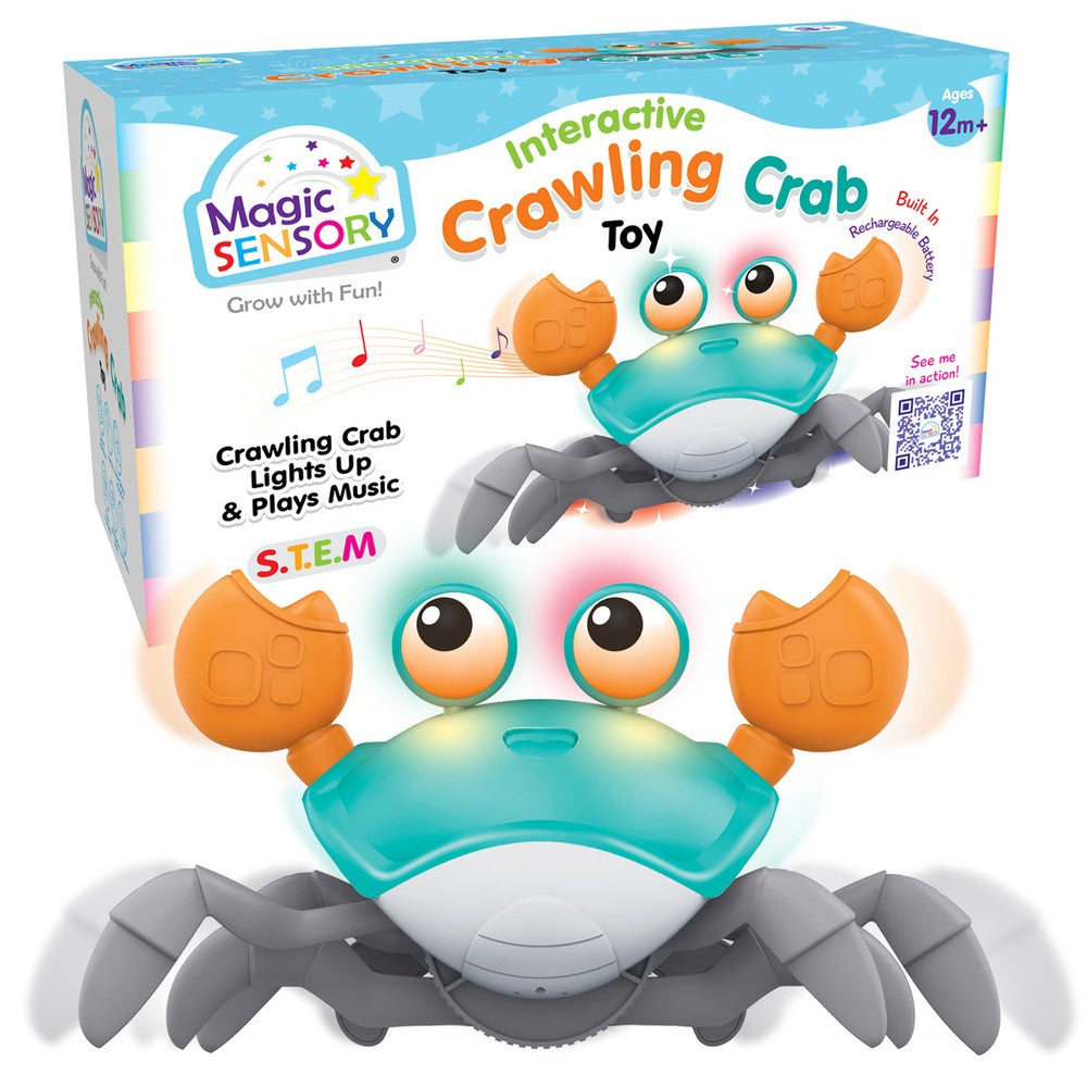 Interactive Crab Crawler (Blue)