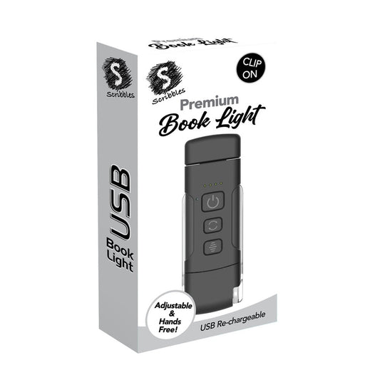 LED USB Clip on Booklight (Black)