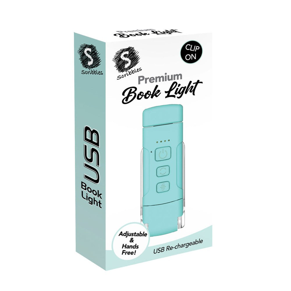 LED USB Clip on Booklight (Blue)