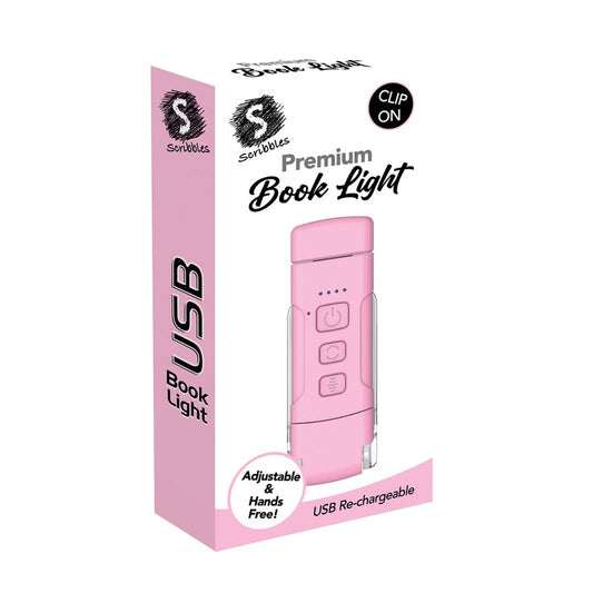 LED USB Clip on Booklight (Pink)