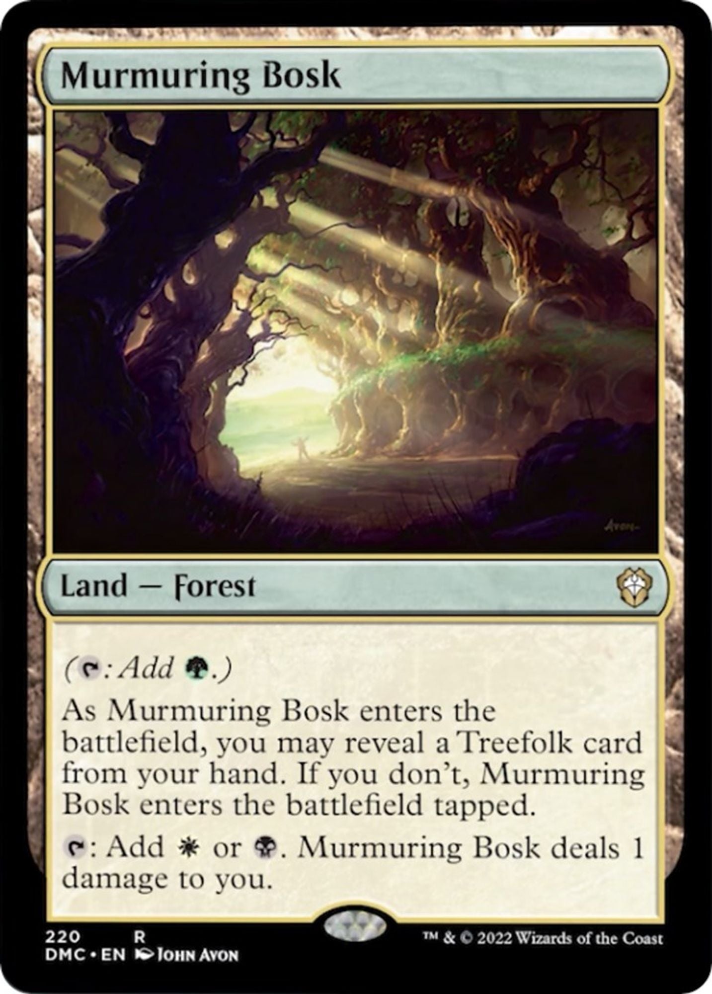 Murmuring Bosk - Commander: Dominaria United