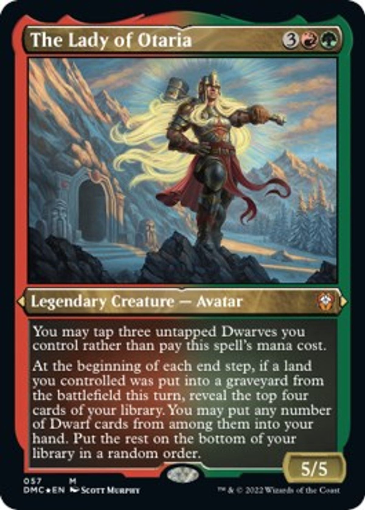 The Lady of Otaria (Foil Etched) - Commander: Dominaria United