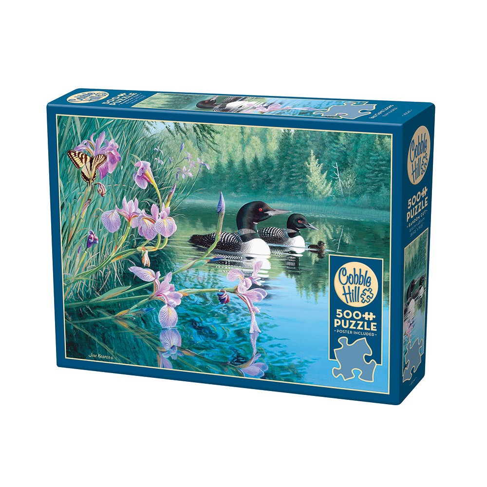Puzzle - Cobble Hill - Iris Cove Loons - 500pc