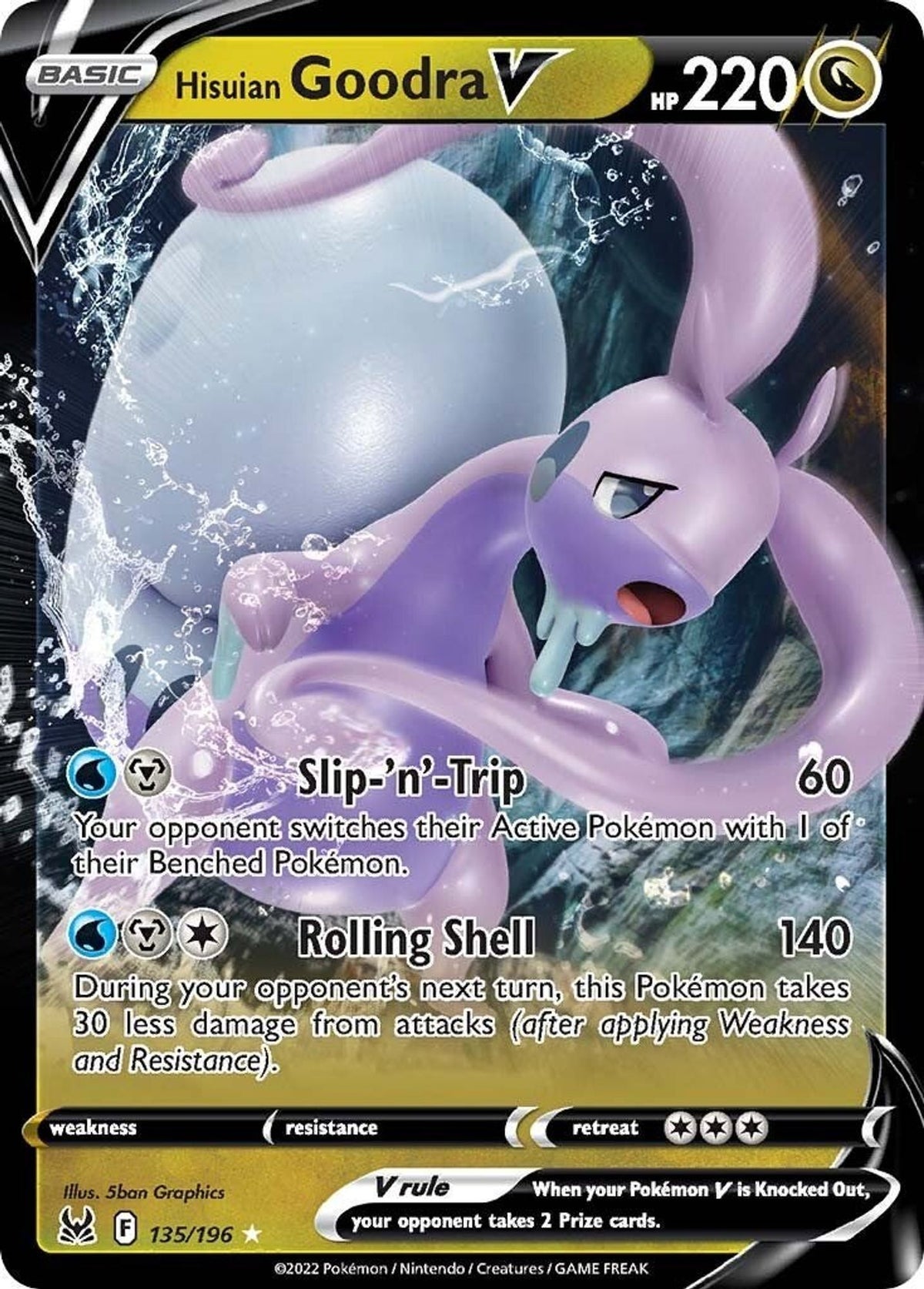 Hisuian Goodra V - SWSH11: Lost Origin