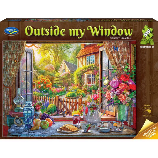 Puzzle - Holdson - Outside my Window S2 - 1000pc Puzzle - Country Breakfast