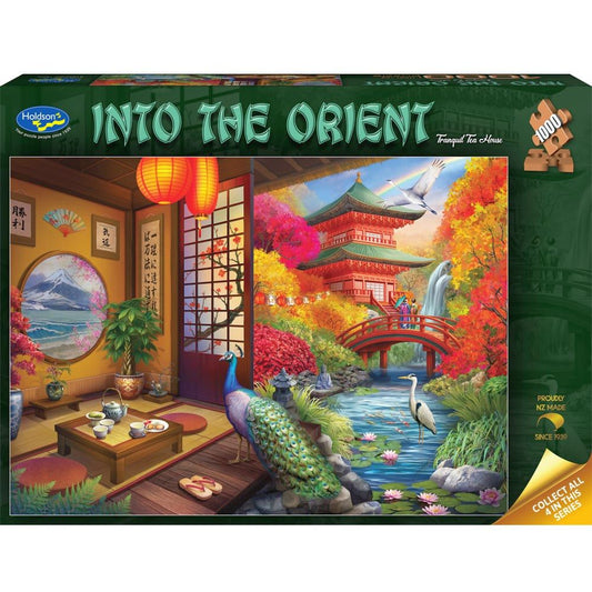 Puzzle - Holdson - Into the Orient - 1000pc Puzzle - Tranquil Tea House