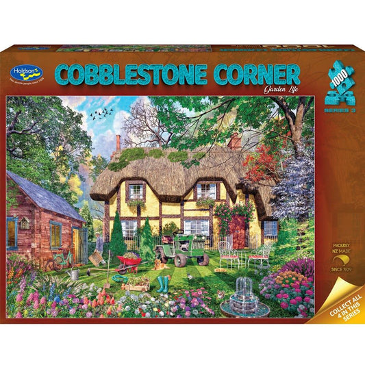Puzzle - Holdson - Cobblestone Corner S3 - 1000pc Puzzle - Garden Life
