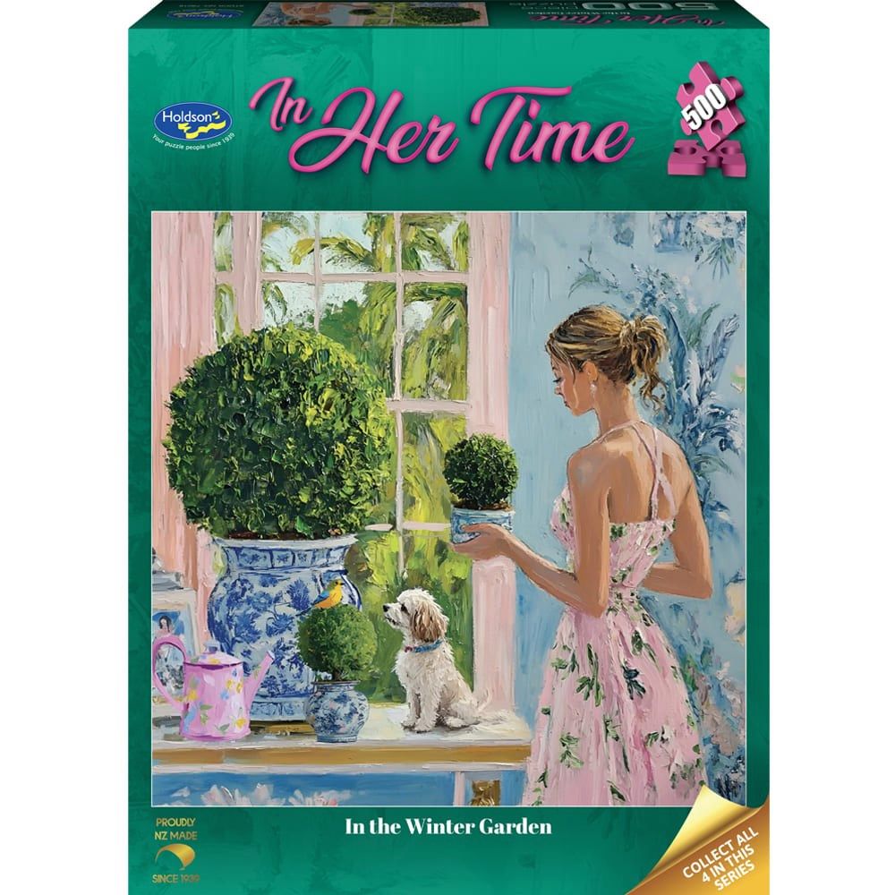 Puzzle - Holdson - In Her Time - 500XLpc Puzzle - In The Winter Garden