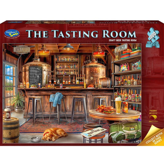 Puzzle - Holdson - The Tasting Room - 1000pc Puzzle - Craft Beer Tasting Room