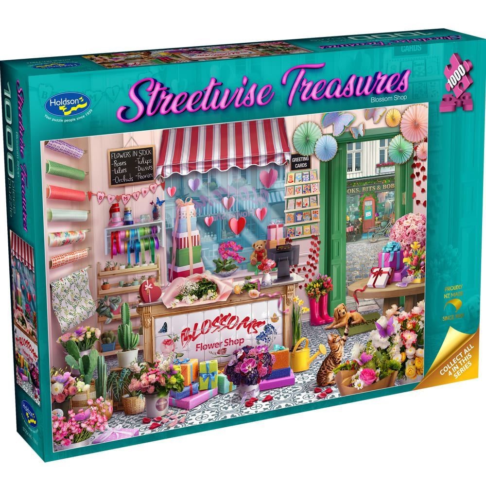 Puzzle - Holdson - Streetwise Treasures - 1000pc Puzzle - Blossom Shop