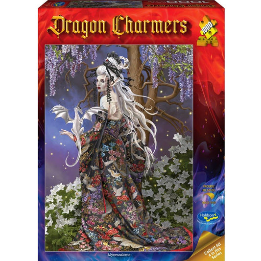Puzzle - Holdson - Dragon Charmers - 1000pc Puzzle - Myerasalome - Black