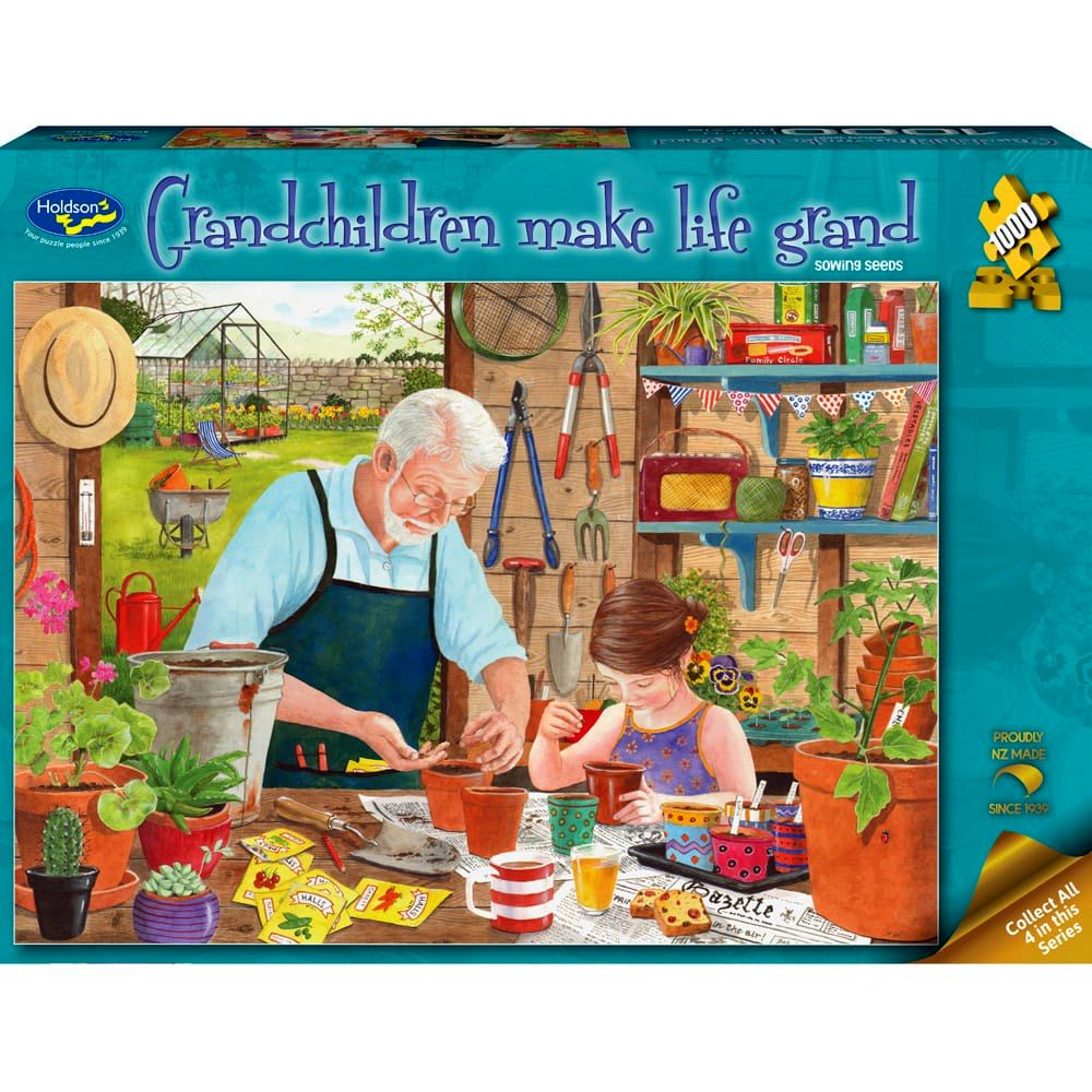 Puzzle - Holdson - Grandchildren Make Life Grand - 1000pc Puzzle - Sowing Seeds