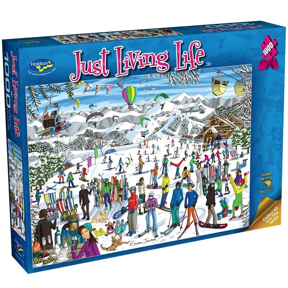 Puzzle - Holdson - Just Living Life - 1000pc Puzzle - Ski