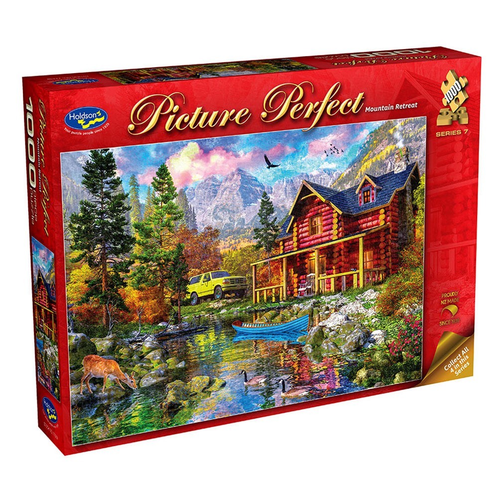 Puzzle - Holdson - Picture Perfect S7 - 1000pc Puzzle - Mountain Retreat
