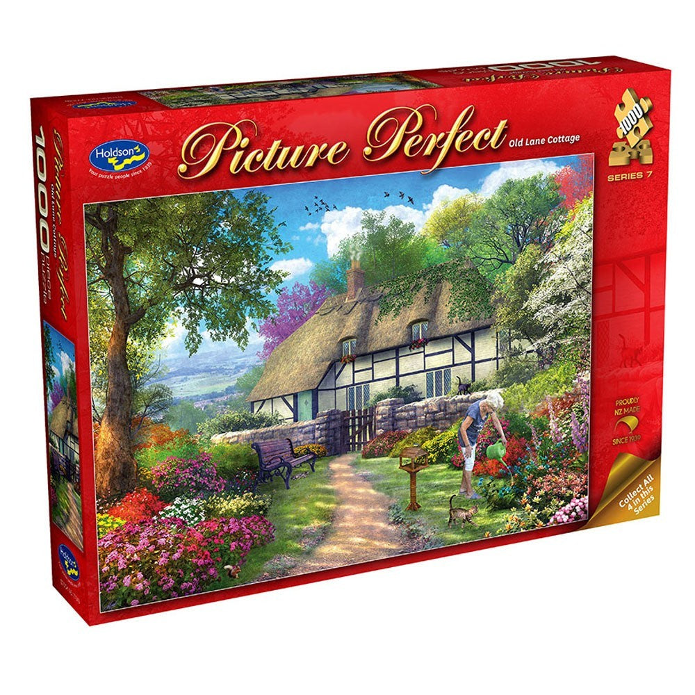 Puzzle - Holdson - Picture Perfect S7 - 1000pc Puzzle - Old Lane Cottage