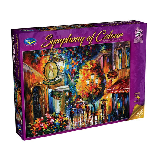 Puzzle - Holdson - Symphony of Colour - 1000pc Puzzle - Romantic Cafe