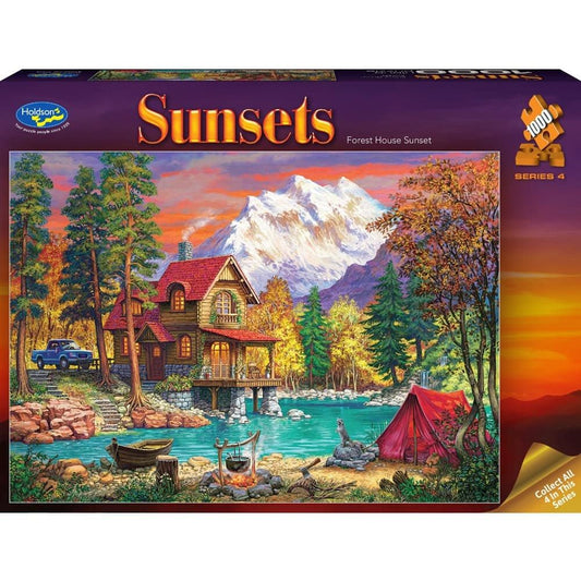 Puzzle - Holdson - Sunsets S4 - 1000pc Puzzle - Forest House